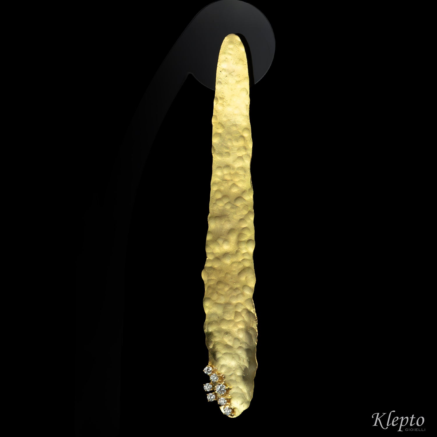 Orecchini in oro giallo con Diamanti