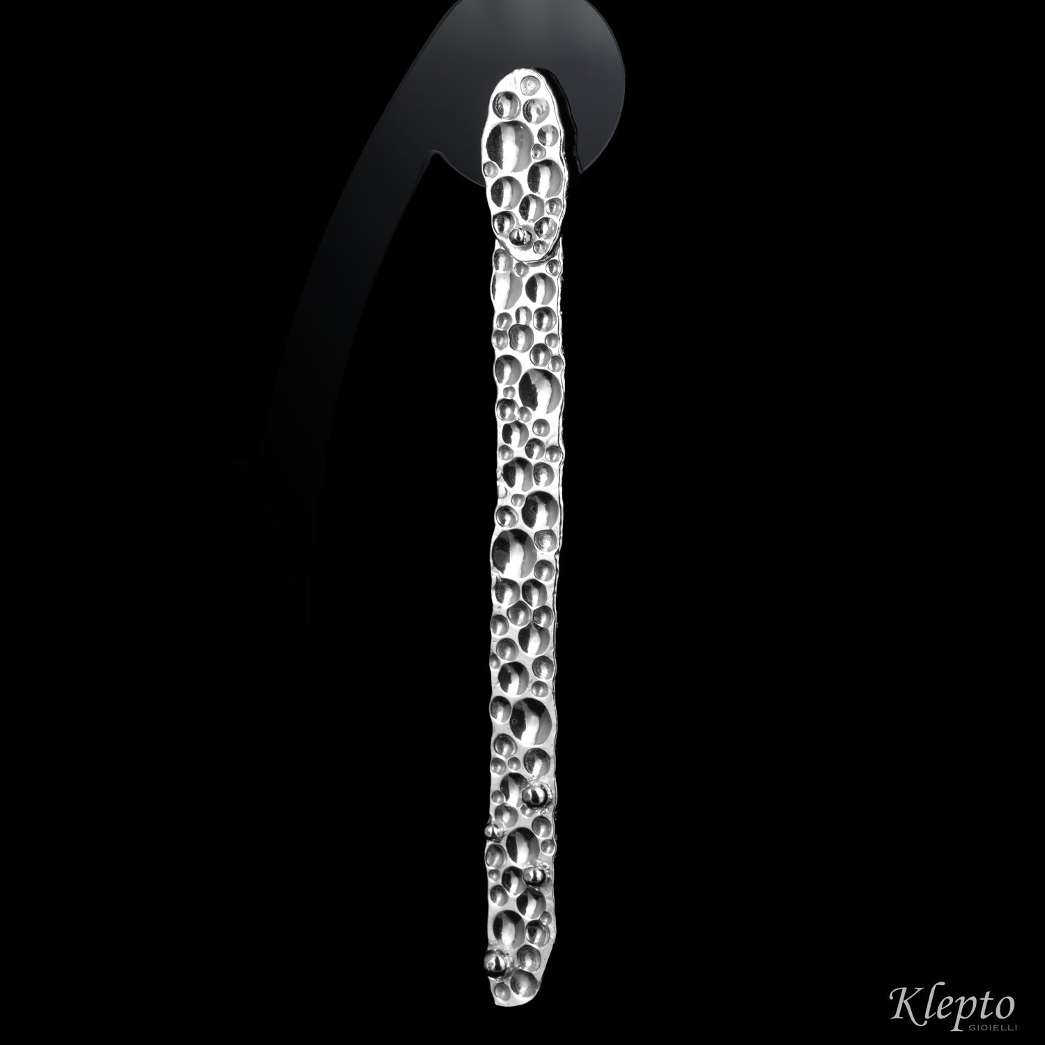 Orecchini in Argento Silnova® martellati