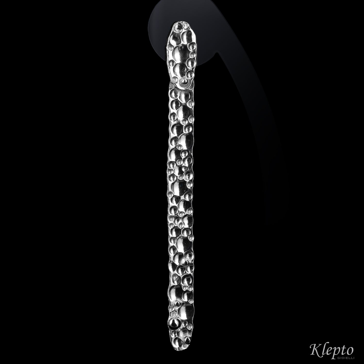 Orecchini in Argento Silnova® martellati