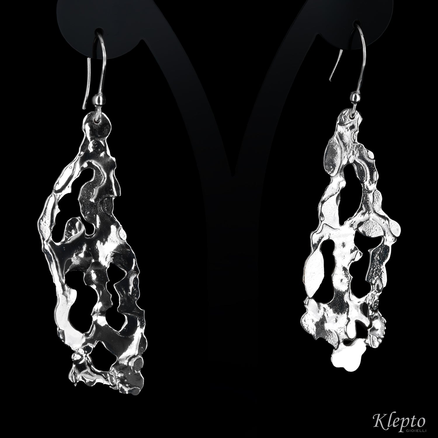 Orecchini in Argento Silnova® fusi a fiamma
