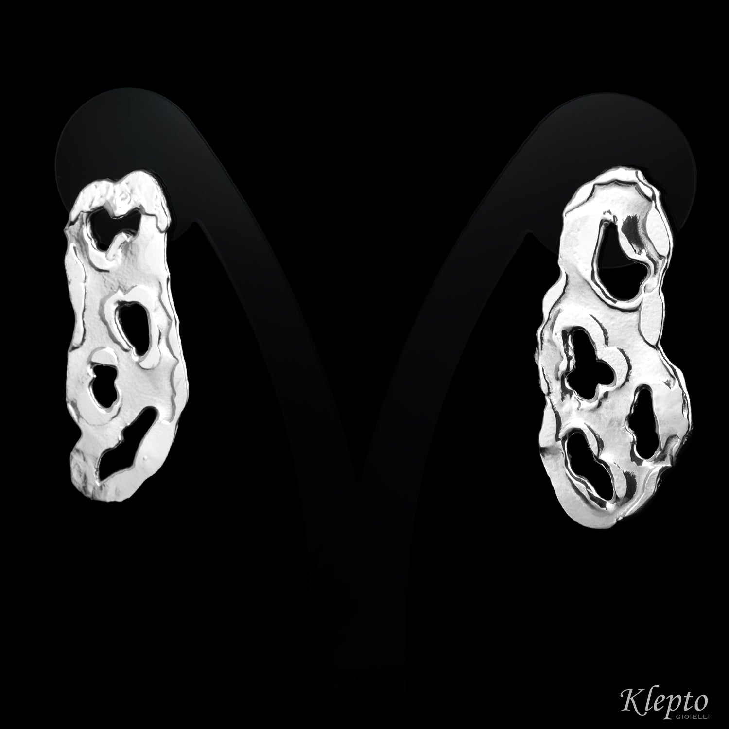 Orecchini in Argento Silnova® fusi a fiamma