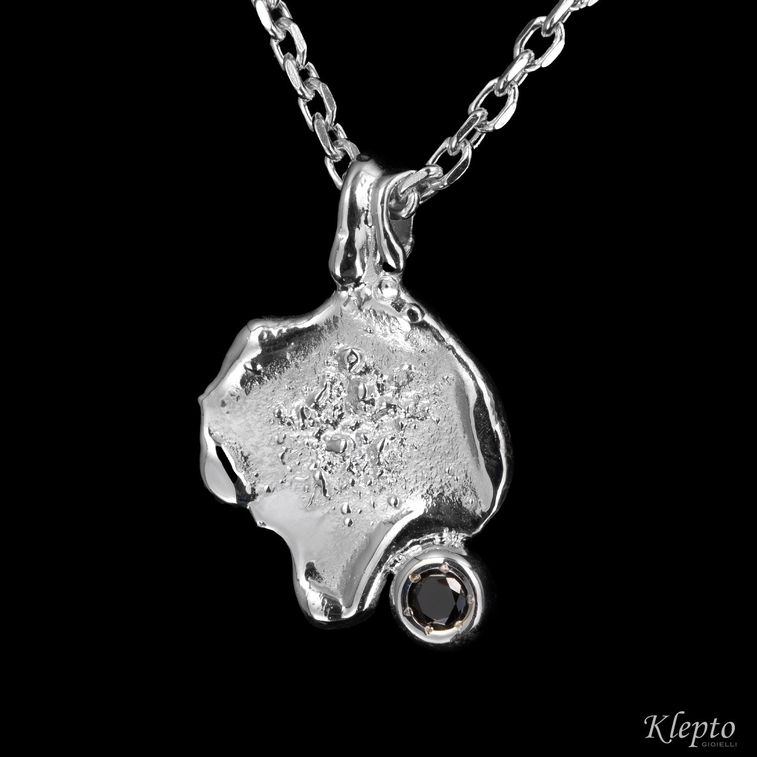 Pendente in Argento Silnova® "Oasi" con pietre preziose