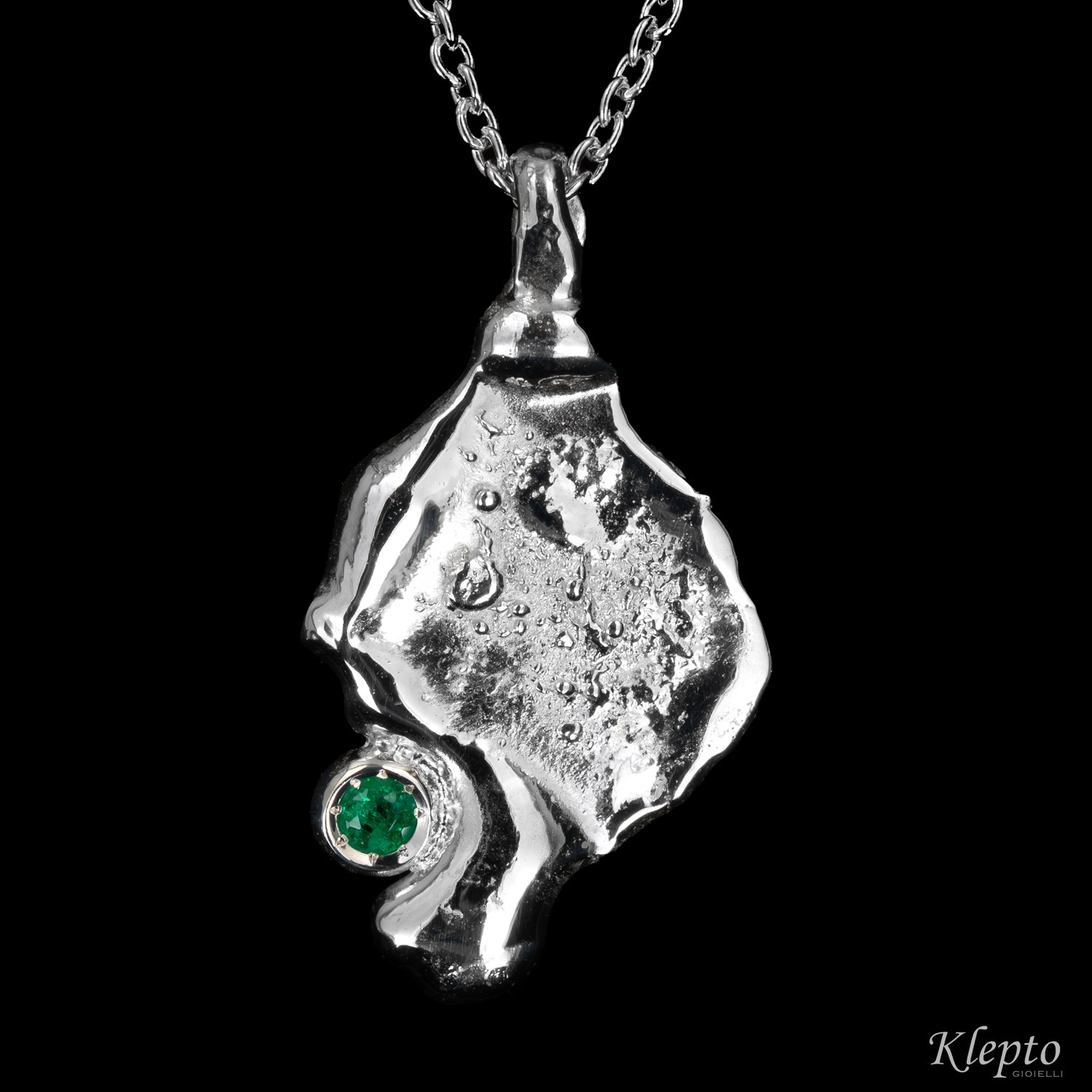 Pendente in Argento Silnova® "Oasi" con pietre preziose