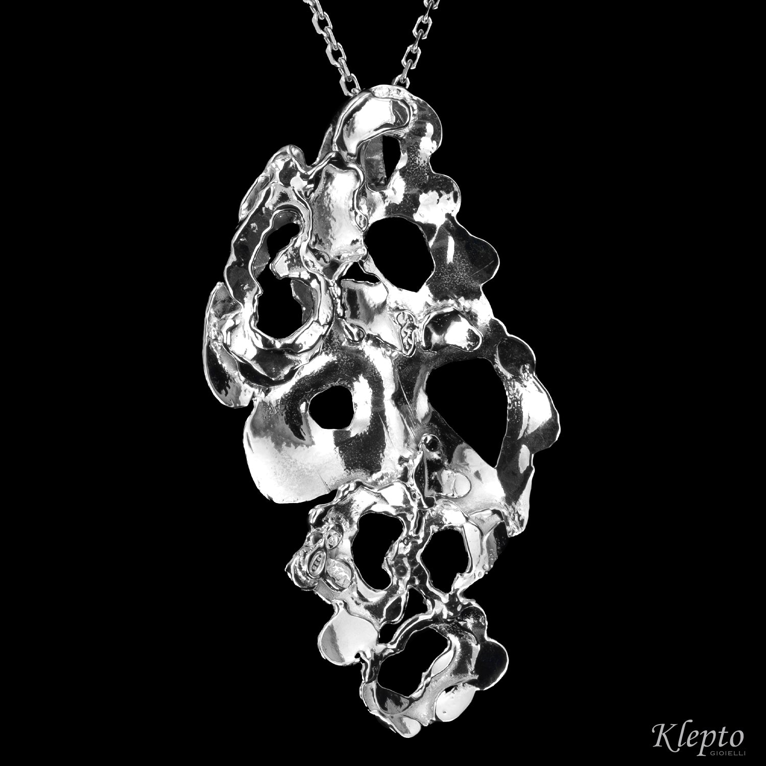 Pendente in Argento Silnova® fuso a fiamma