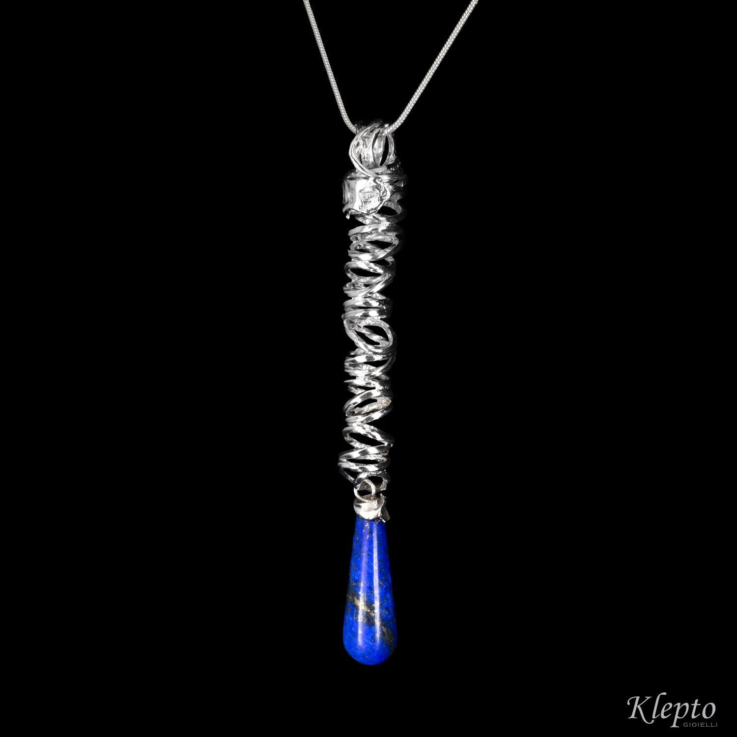 Pendente in Argento Silnova® con Lapislazzuli