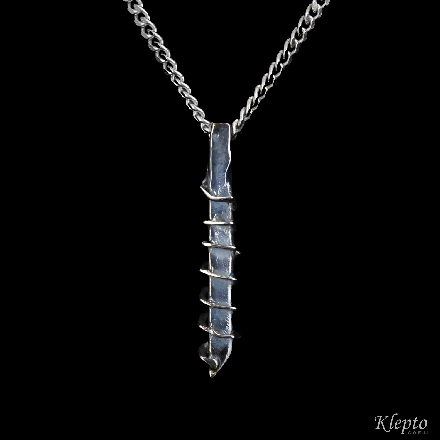 Pendente in Argento Silnova® brunito