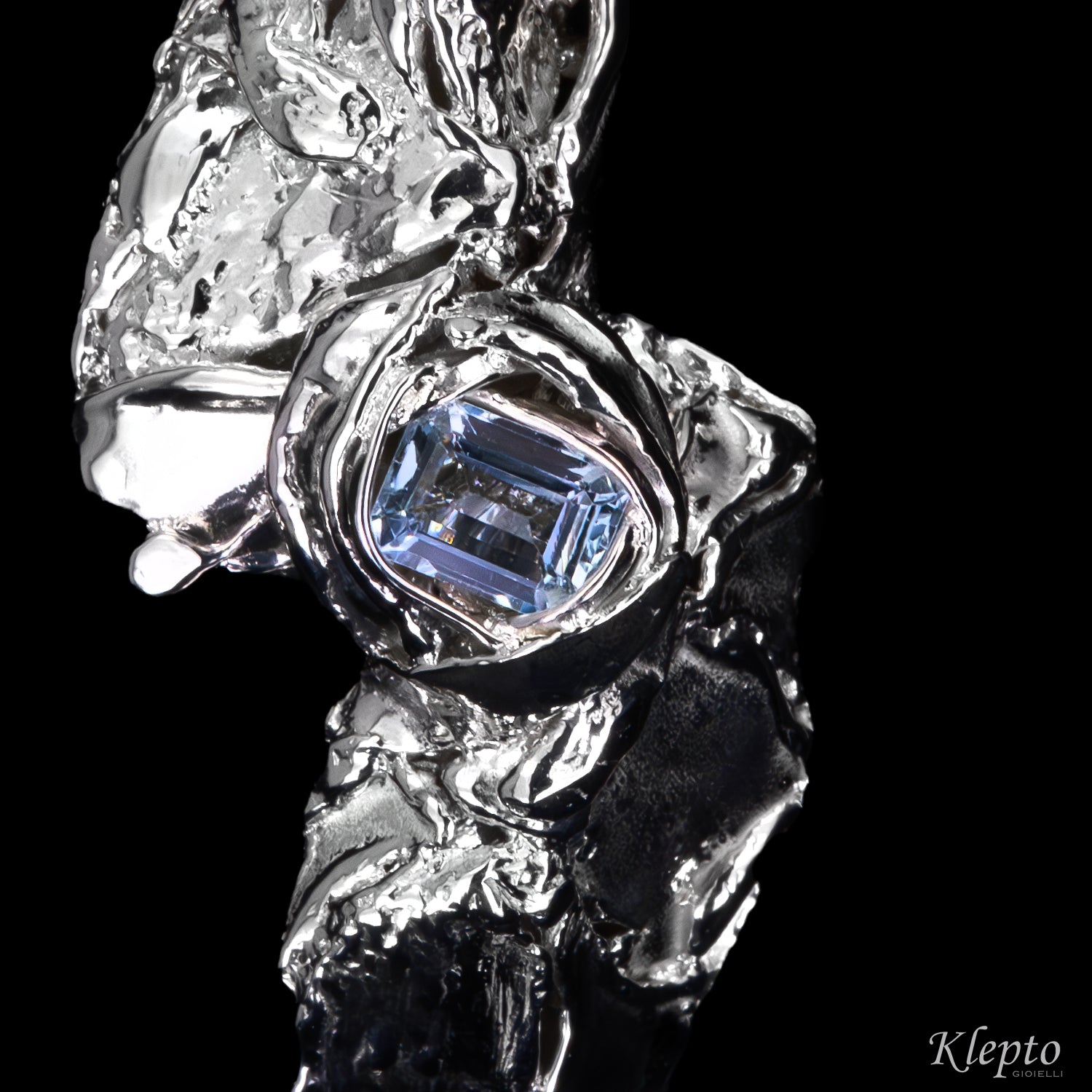 Pendente in Argento Silnova® con Acquamarina