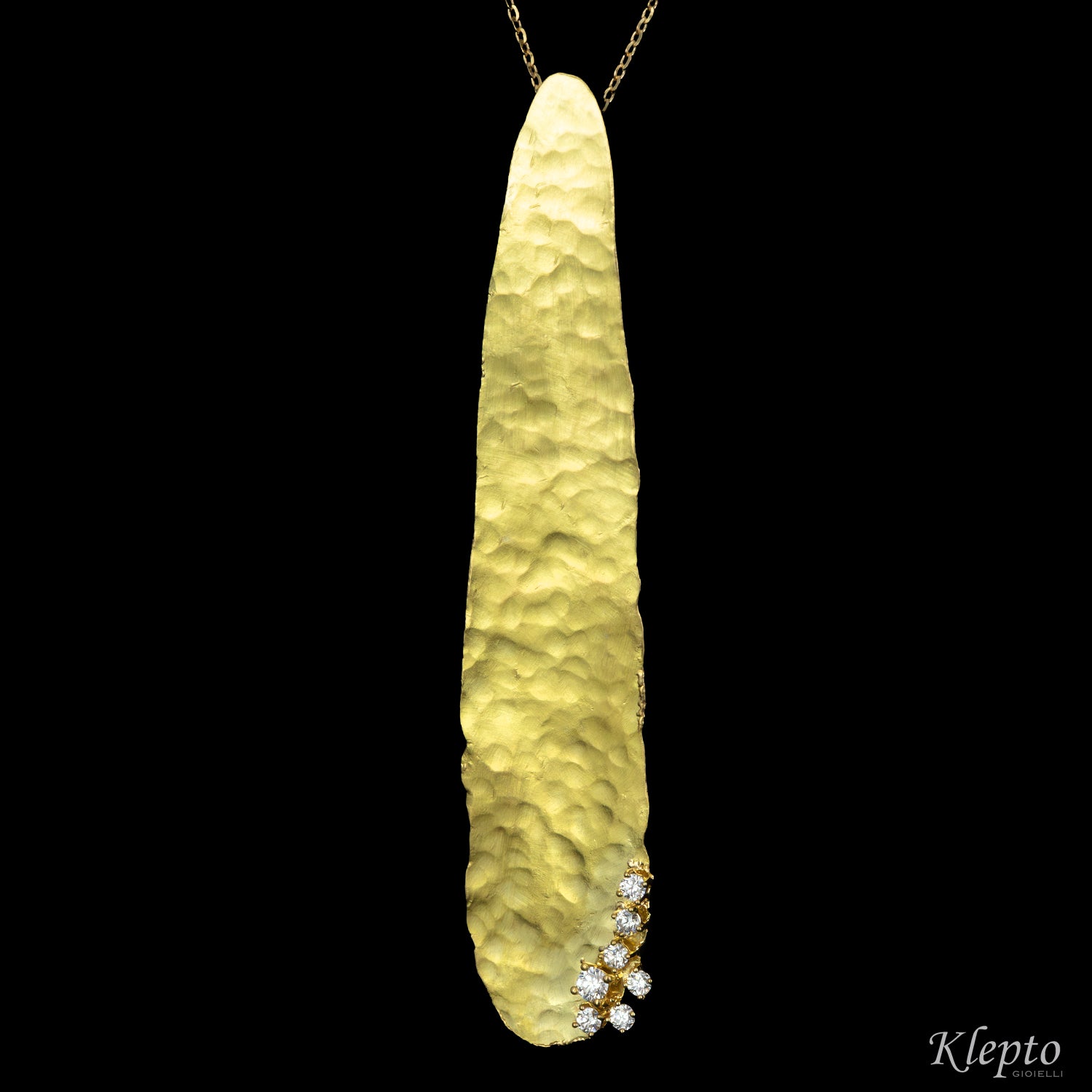 Pendente in oro giallo con Diamanti