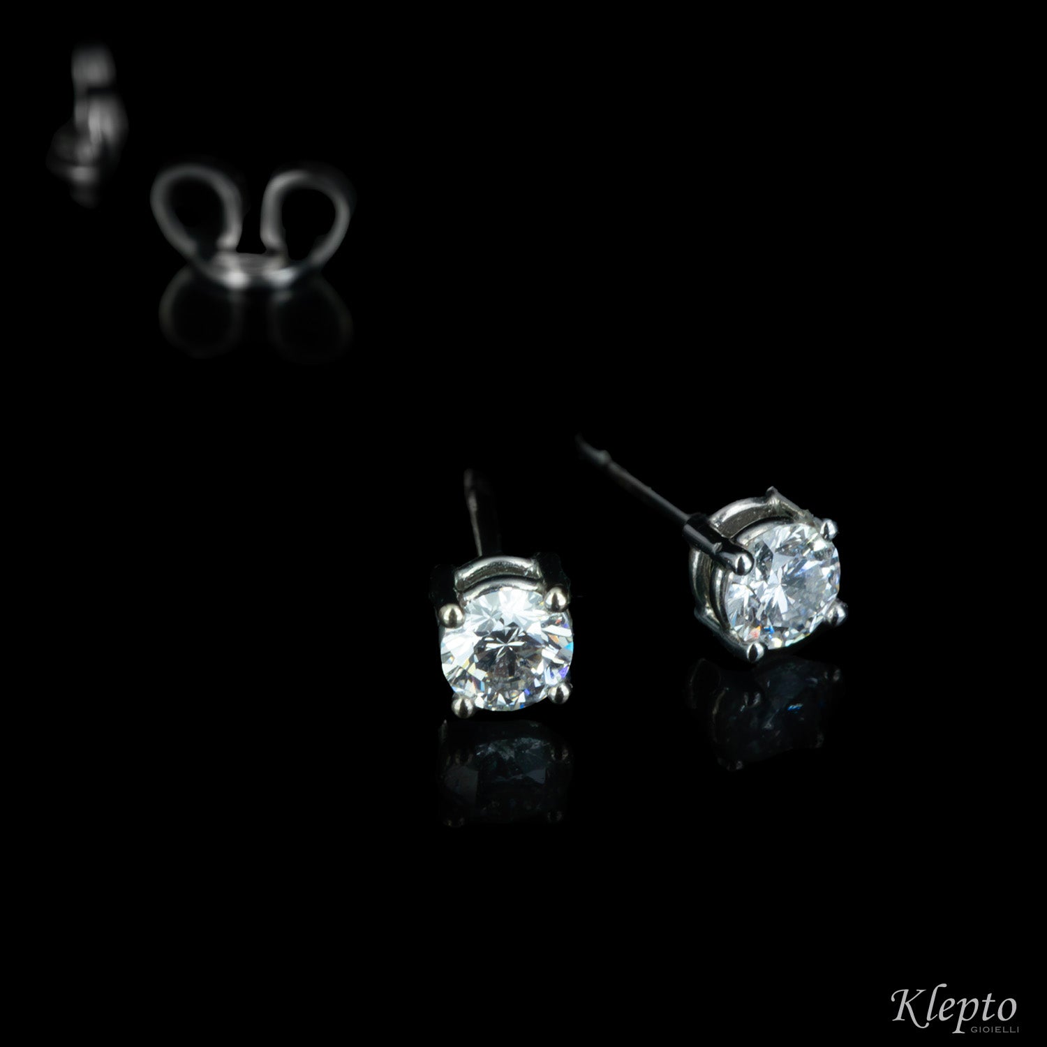Orecchini in oro bianco con Diamanti